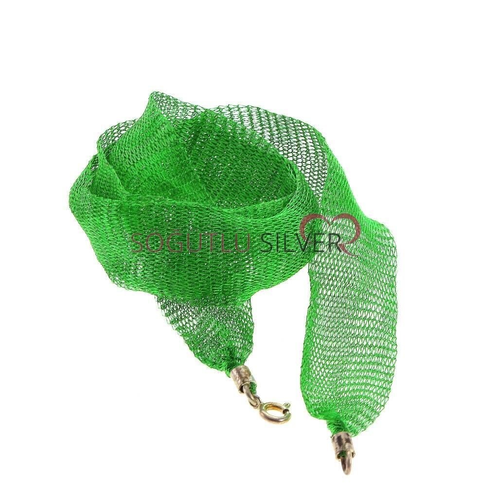 Yeşil Renkli Titanyum Kolye SGTL6374