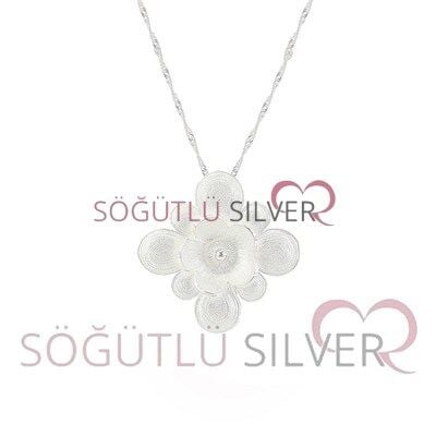 gümüş telkari ikili set set8152