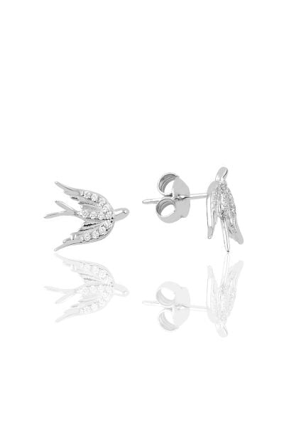 Gümüş Kırlangıç küpe SGTL9734RODAJ