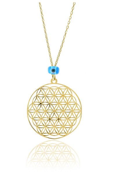 Yaşam çiçeği kolye SGTL7959GOLD