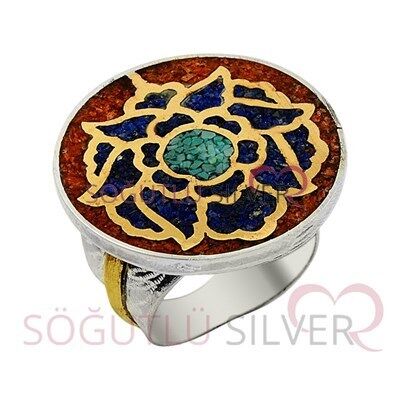 MOZAİK DOĞALTAŞLI ÜÇLÜ SET set8294