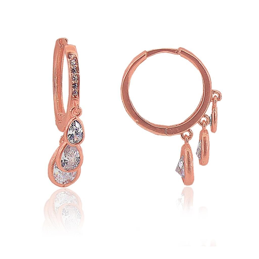 damlalı zirkon taşlı shakira küpe SGTL3120