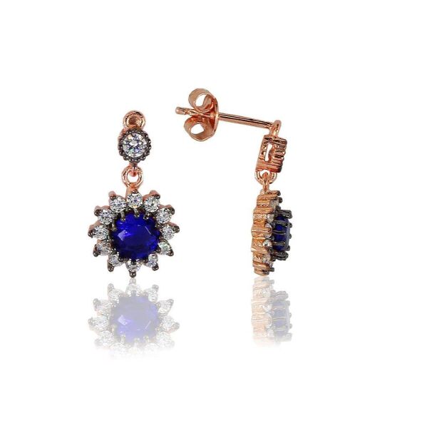pırlanta modeli safir taşlı set SGTL5128