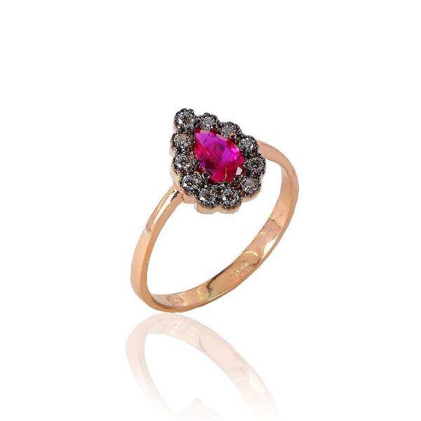 pırlanta modeli kök yakut taşlı set SGTL5130