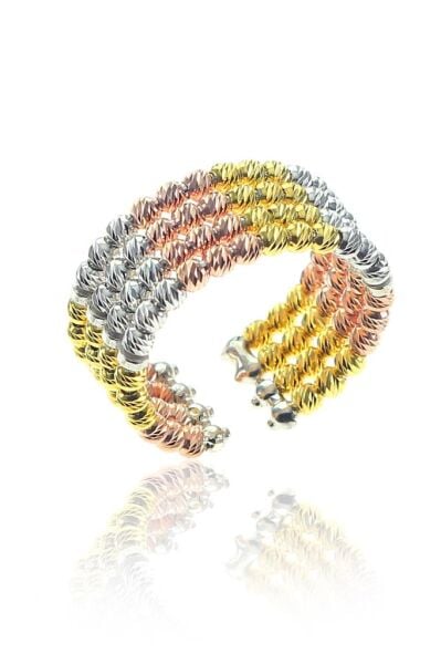 Dört sıralı renkli dorica yüzük SGTL8188