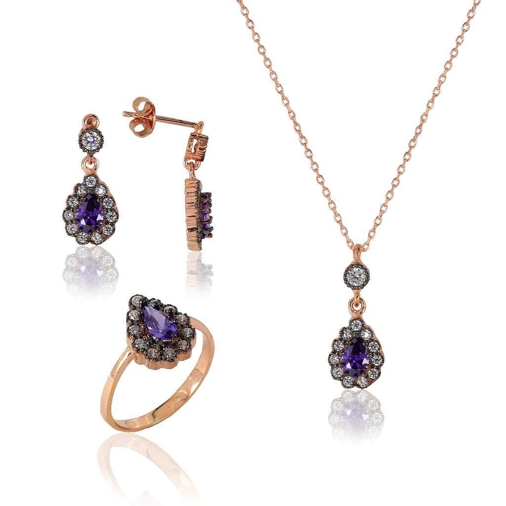 pırlanta modeli amatis taşlı set SGTL5134