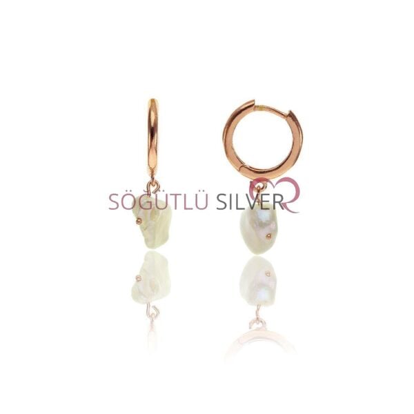 İncili halka küpe SGTL7769