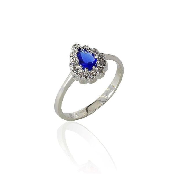 pırlanta modeli safir taşlı set SGTL5135