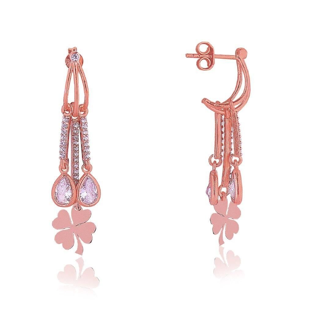 yonca sarkıntılı küpe SGTL3870