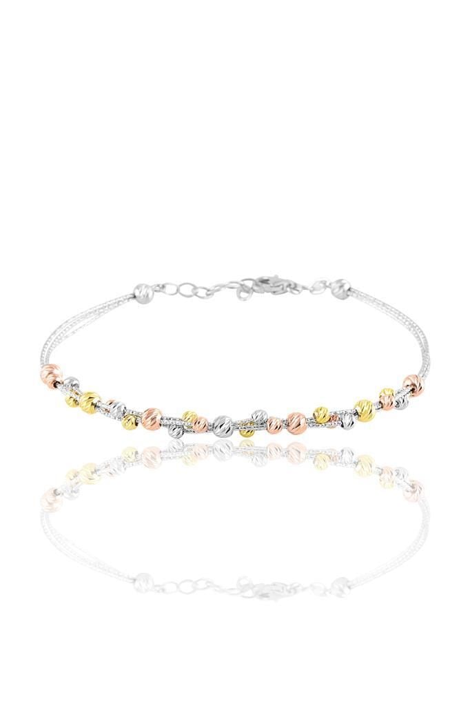 Gümüş renkli dorica toplu bilezik SGTL10842RNK