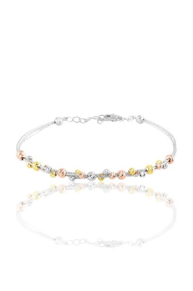 Gümüş renkli dorica toplu bilezik SGTL10842RNK