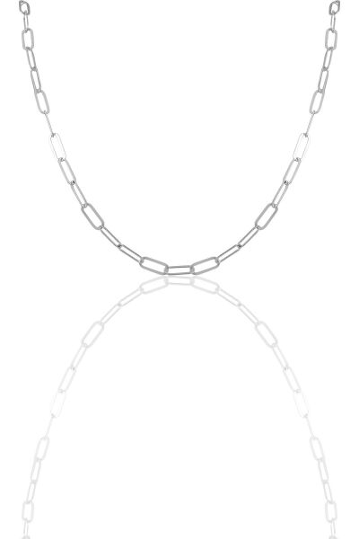 Gümüş  ataç zincir. SGTL11629 Rose - 60 cm