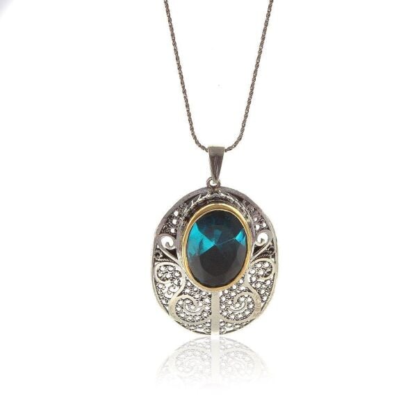 Akuamarin Taşlı Üçlüset SGTL5875