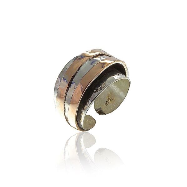 Dövme Modeli Gümüş Yüzük SGTL5882