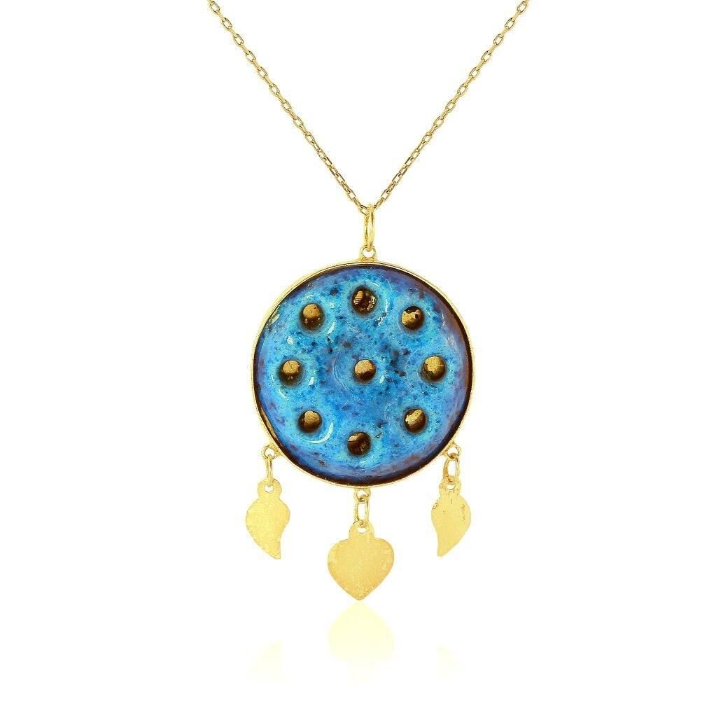 Süryani  Nazar Boncuğu  (Nazarlığı)Kolye SGTL6849