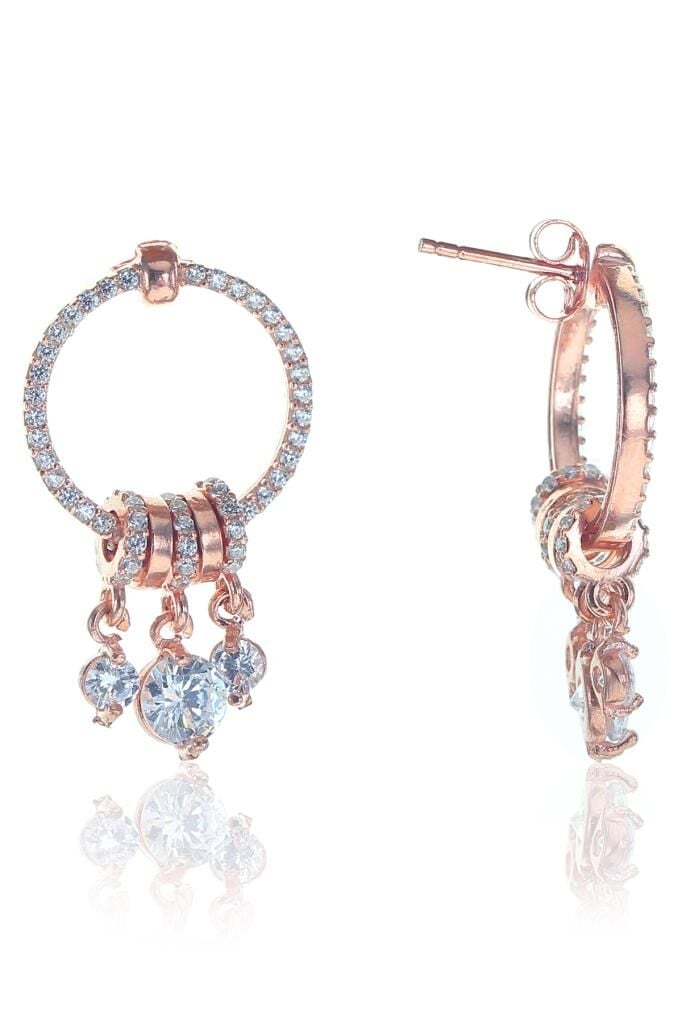 Zirkon taşlı ring küpe SGTL8232