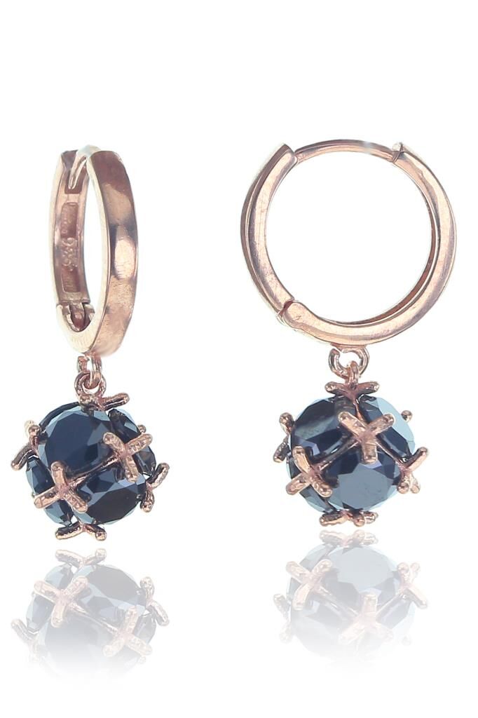 Onix taşlı toplu küpe SGTL8235