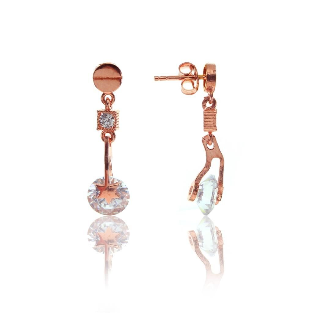 Zirkon taşlı yıldız küpe SGTL7670