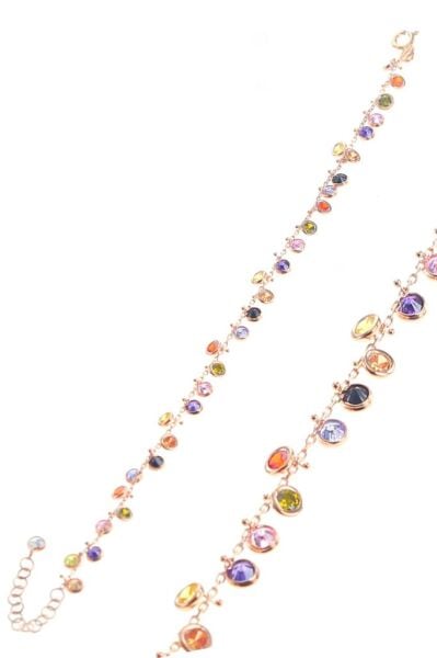 Rose renkli taşlı bileklik SGTL8243