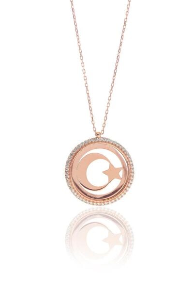 Çerçeveli Ayyıldız kolye SGTL8249