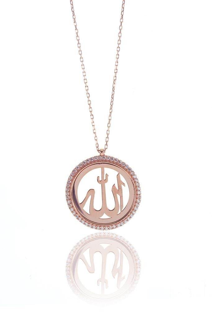 Çerçeveli Allah yazılı kolye SGTL8253