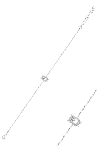 Gümüş baykuş bileklik SGTL10159BYKUŞ