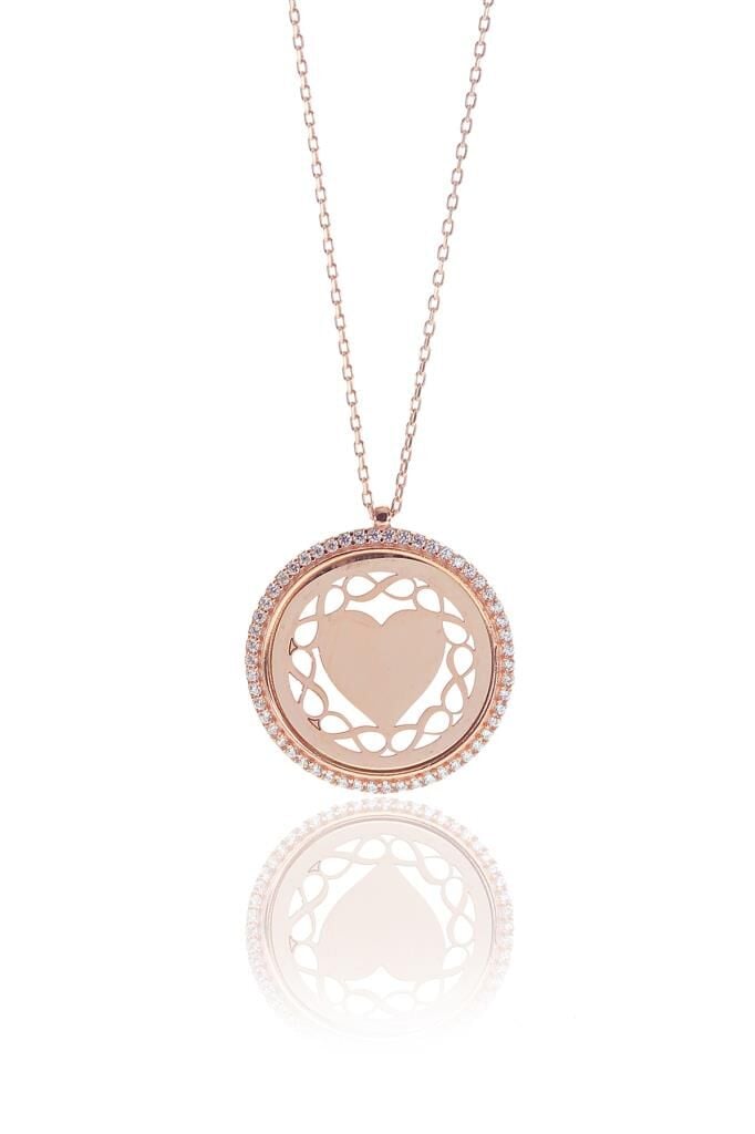 Çerçeveli sonsuz aşk kolyesi SGTL8257