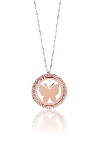 Çerçeveli kelebek kolye SGTL8259