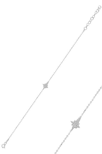 Gümüş kutup yıldızı bileklik SGTL10159KTPY