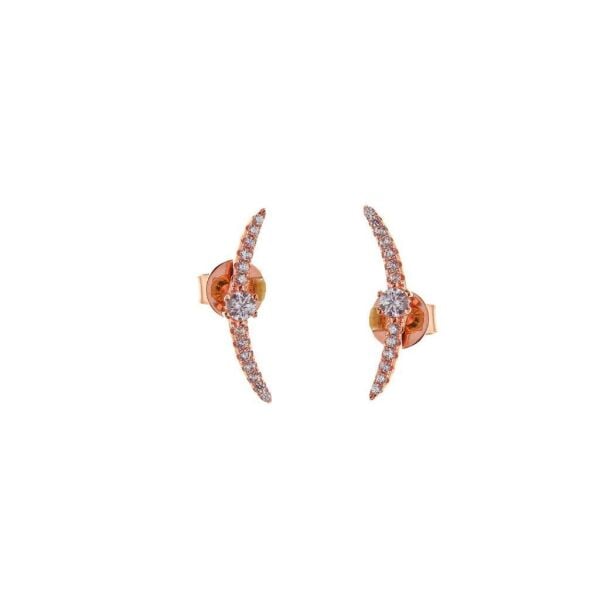 Zirkon taşlı ay küpe SGTL7700