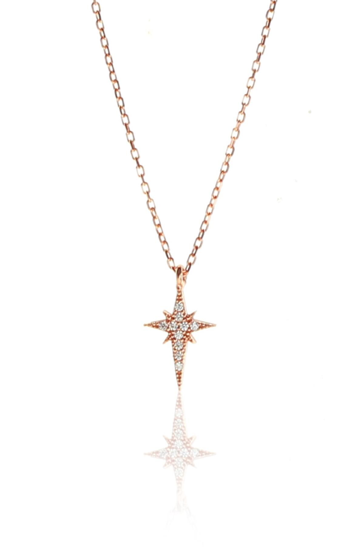 Gümüş kutup yıldızı kolye SGTL9140