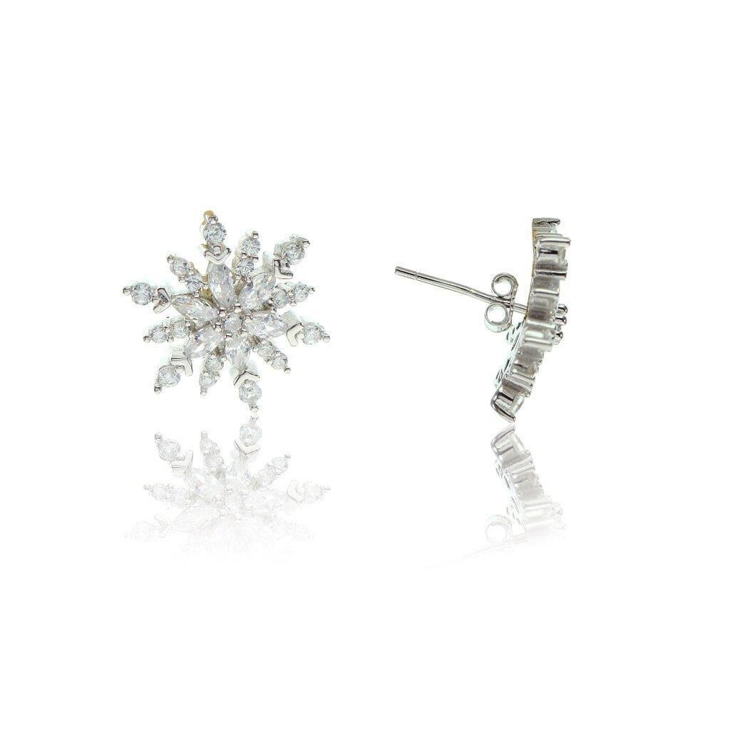 Zirkon taşlı kartanesi küpe SGTL7705