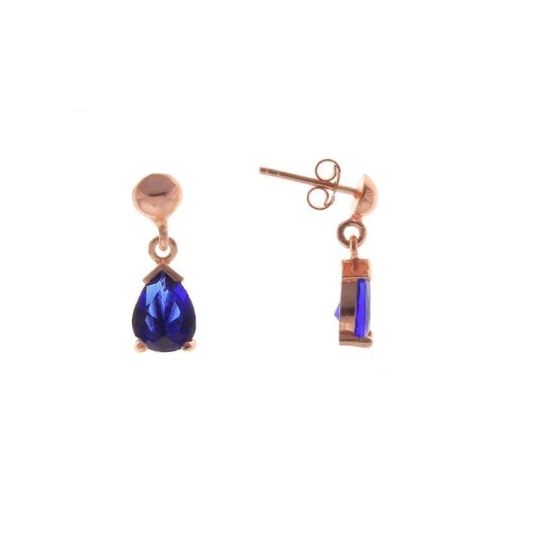 Safir Taşlı Damla Küpe SGTL5938