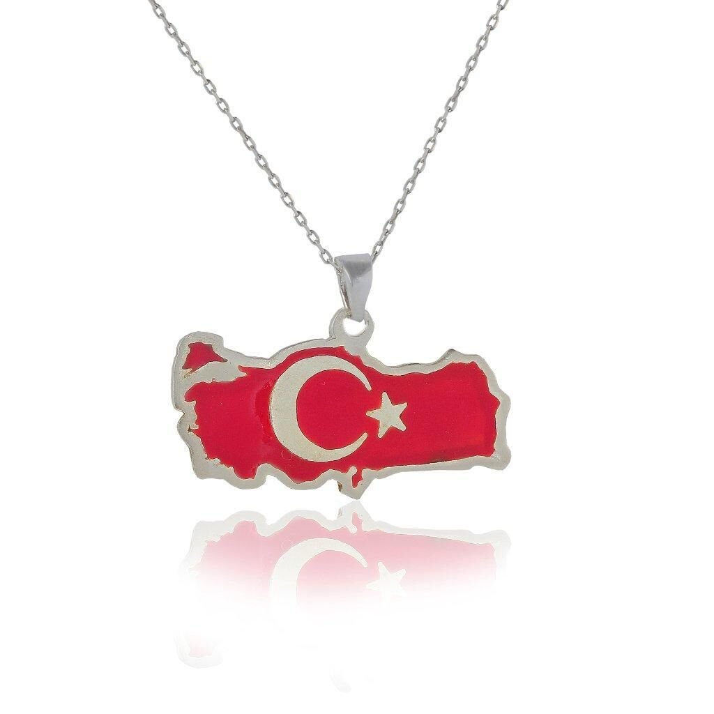 Türkiye haritası kolye SGTL4355