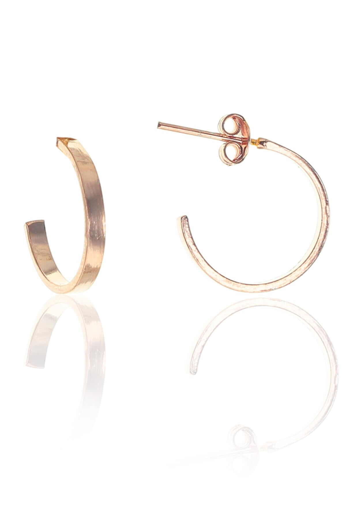 Gümüş yarım halka küpe SGTL9147