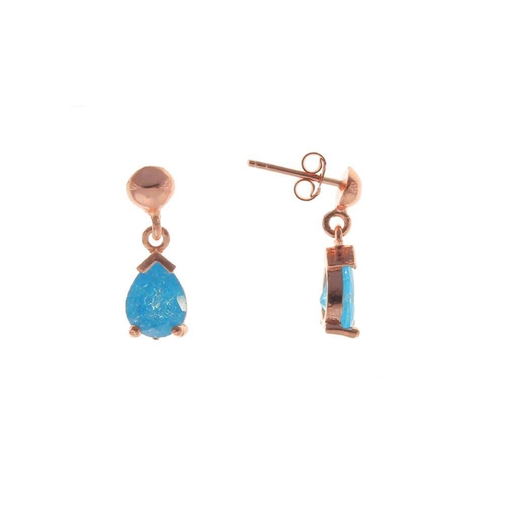 Kristalize Taşlı Damla Küpe SGTL5941