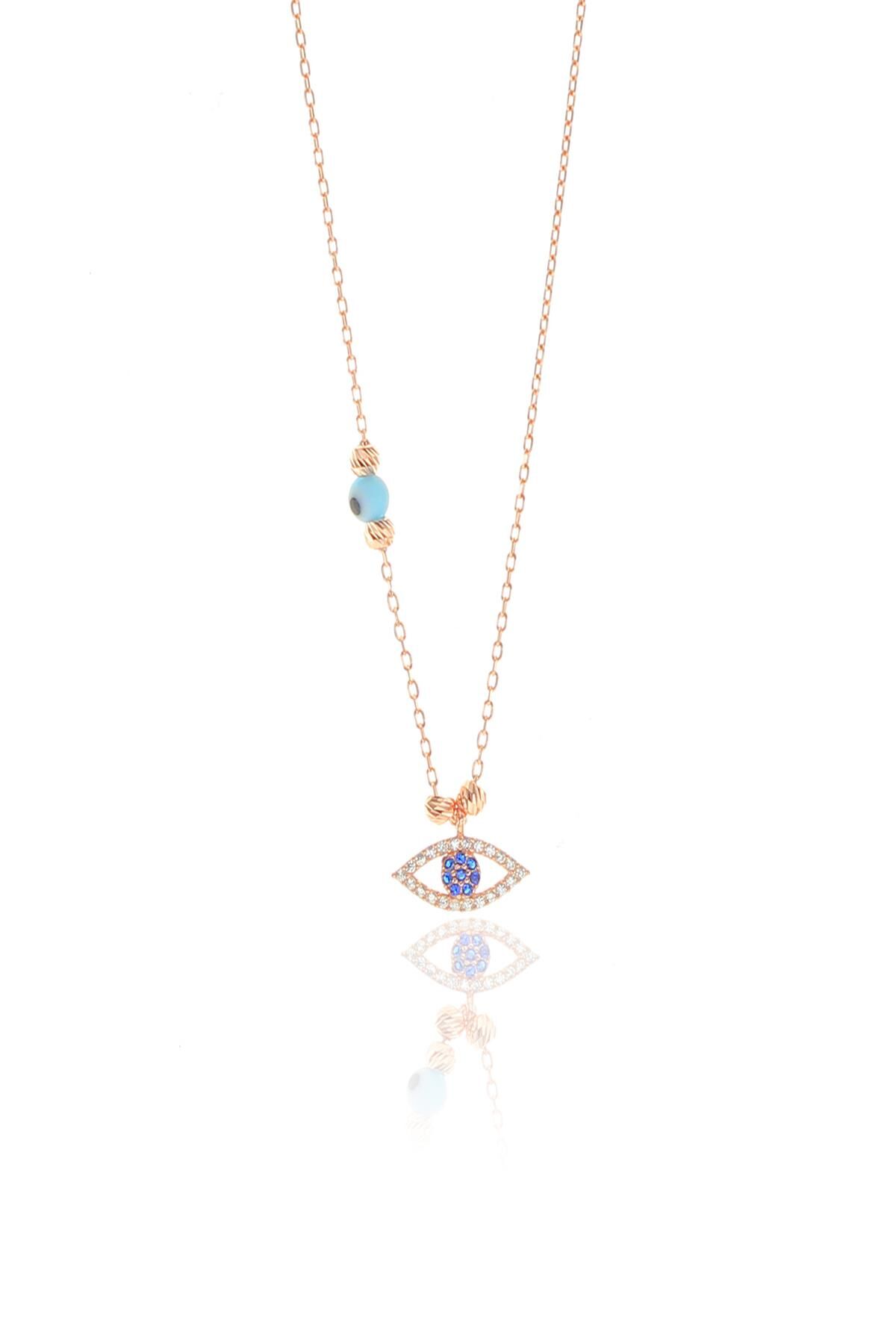 Gümüş dorica toplu kutup yıldızı kolye SGTL8857