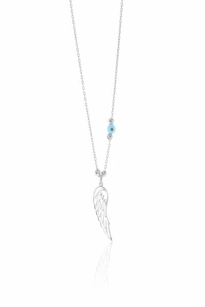 Gümüş dorica toplu kanat kolye SGTL8859