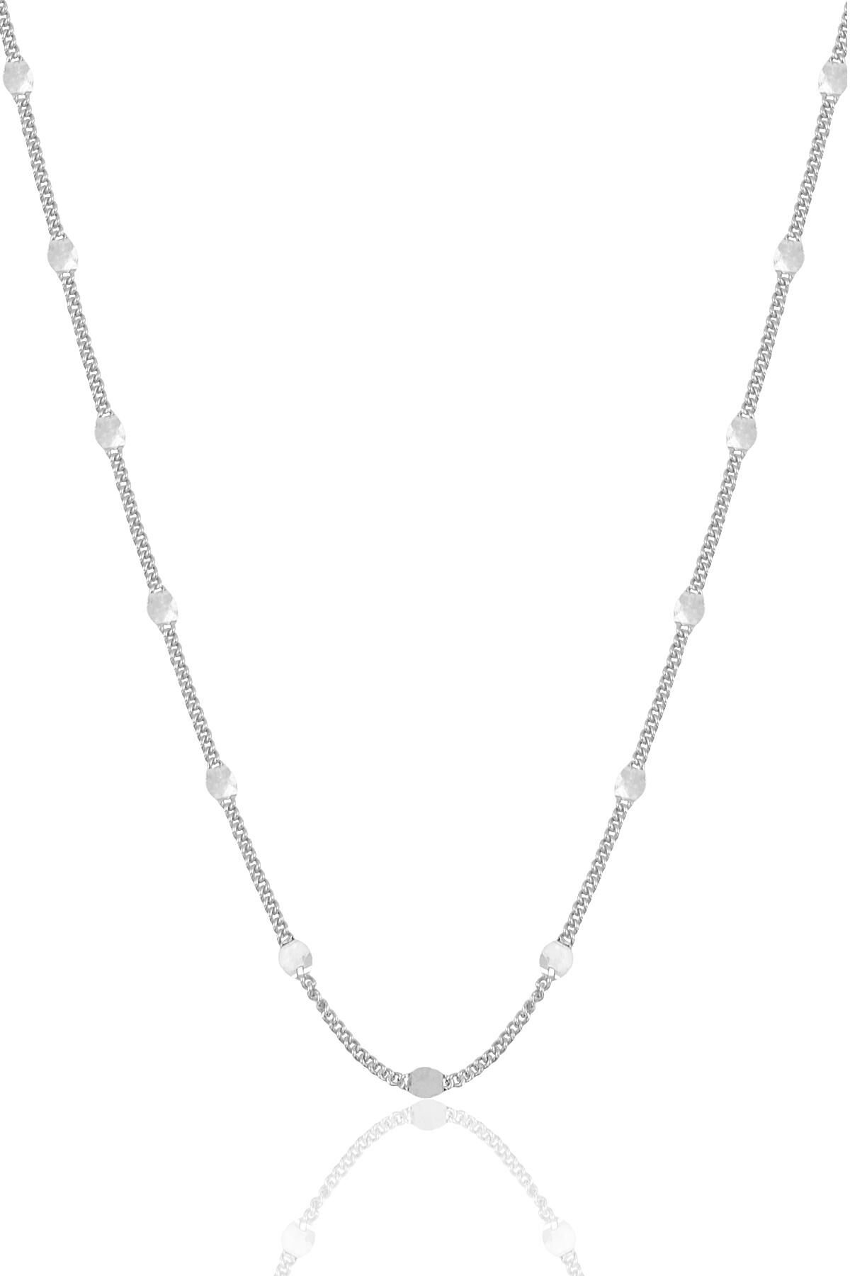 Gümüş pullu gurmet  zincir. SGTL10625RODAJ