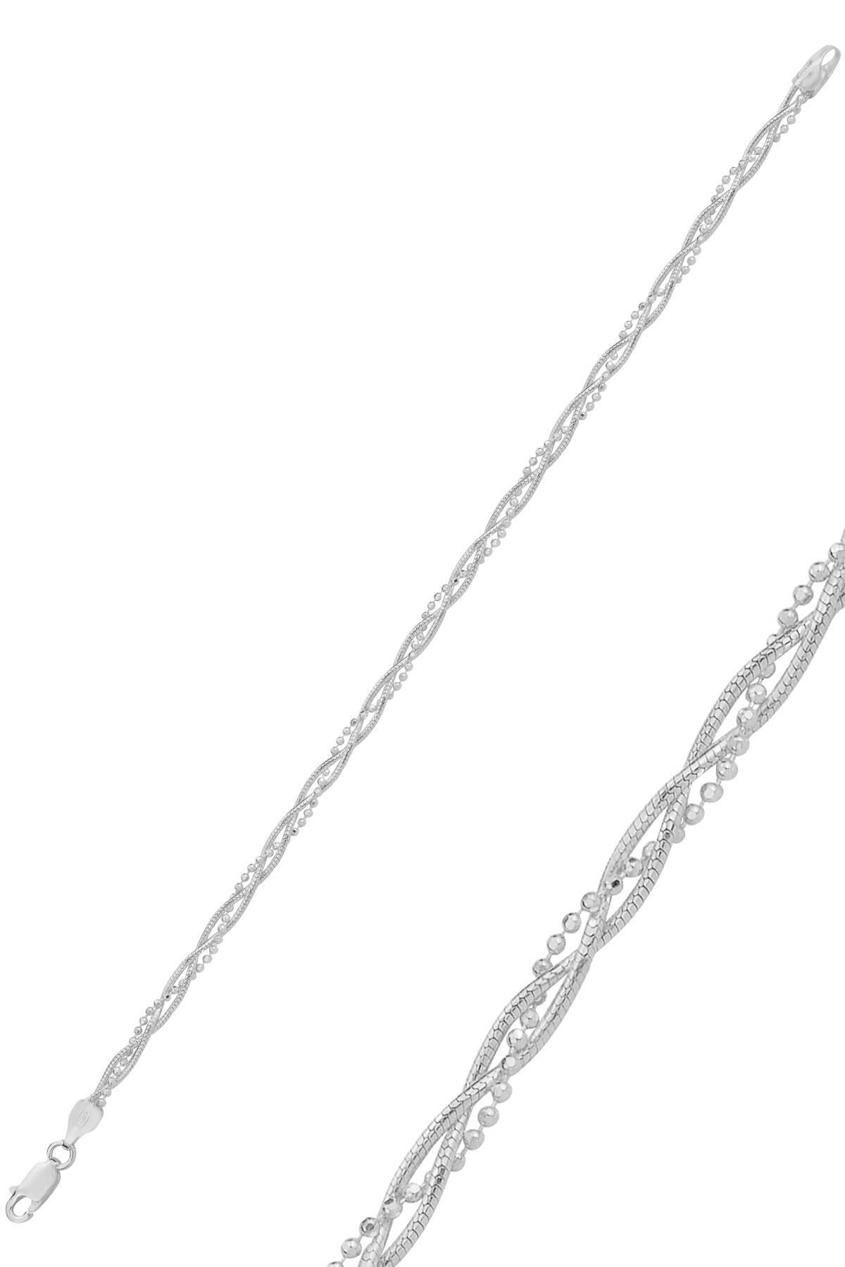 Gümüş toplu italyan bileklik SGTL12430GUMUS