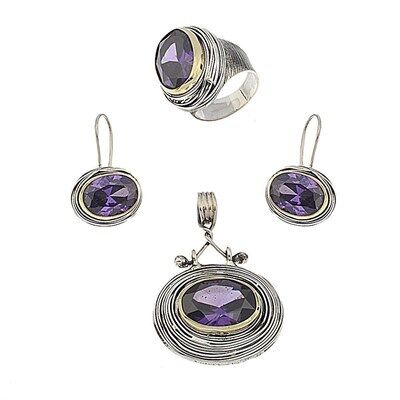 Otantik el işi taşlı sarmalı set set8495