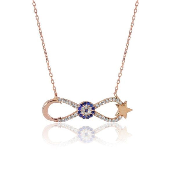 sonsuza kadar ayyıldız kolyesi SGTL4378