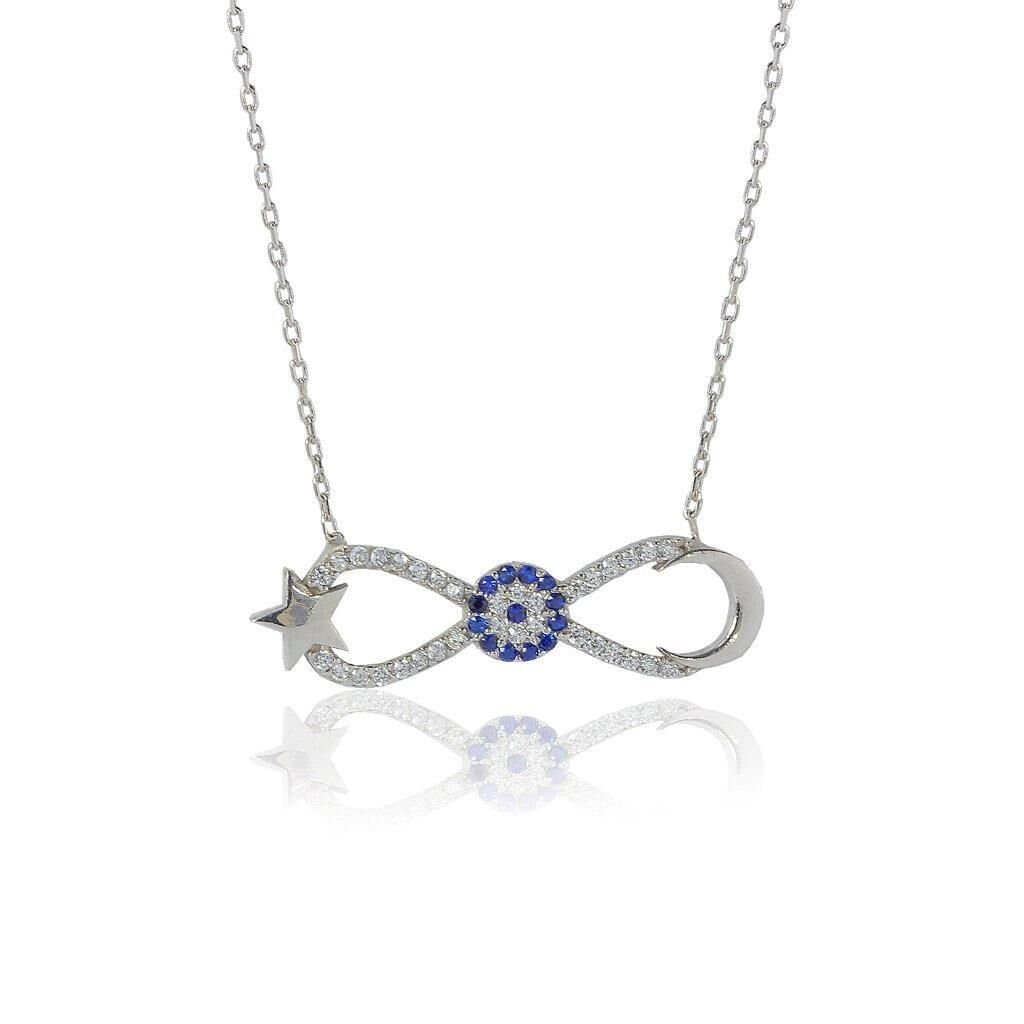 sonsuza kadar ayyıldız kolyesi SGTL4379