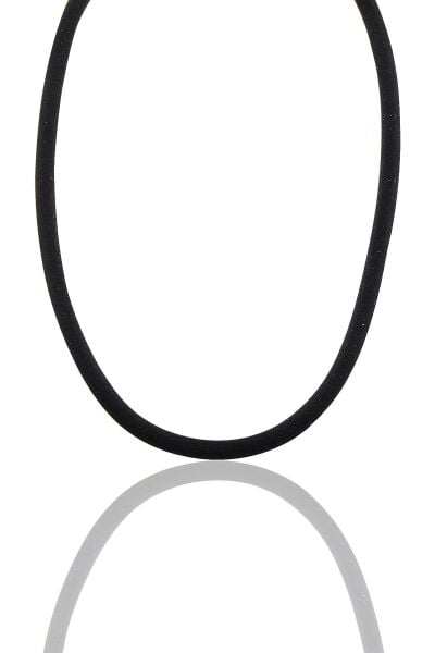 Gümüş kauçuk kolye SGTL10637