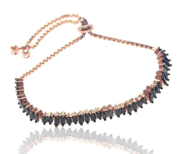 Baget onix taşlı asansörlü bileklik SGTL8316
