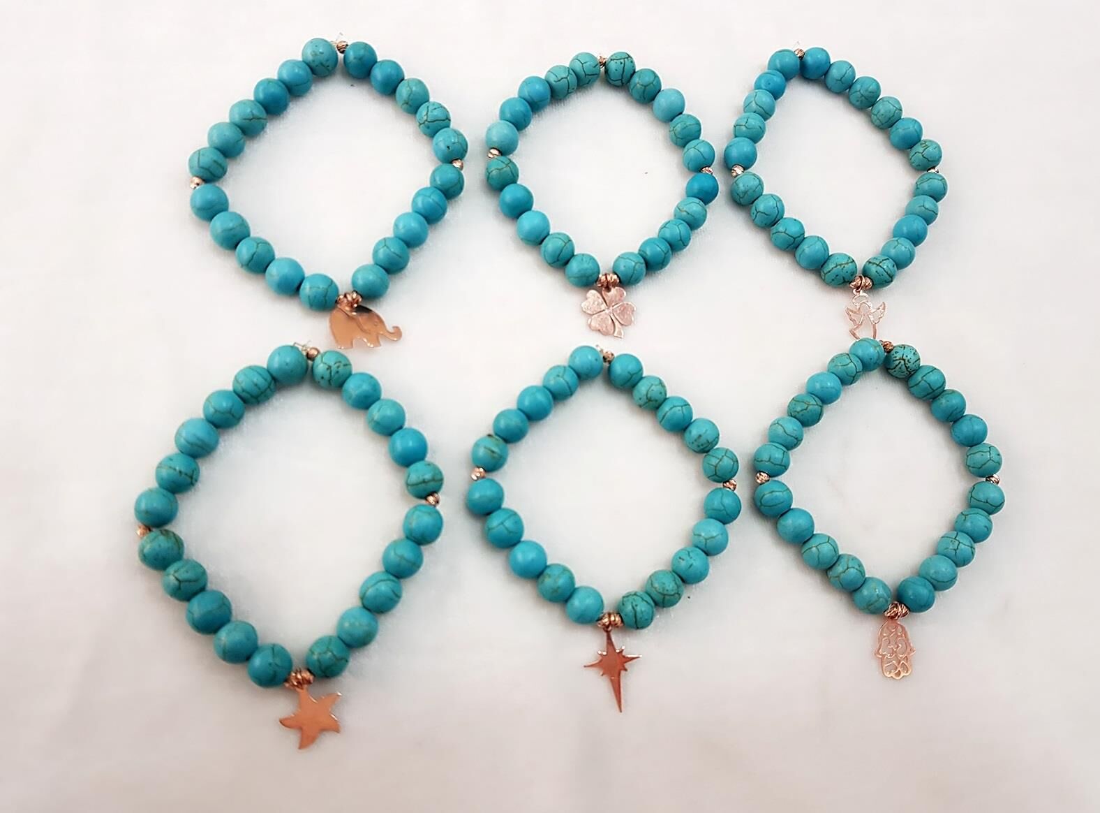 Turkuaz Taşlı Bileklikler SGTL8318