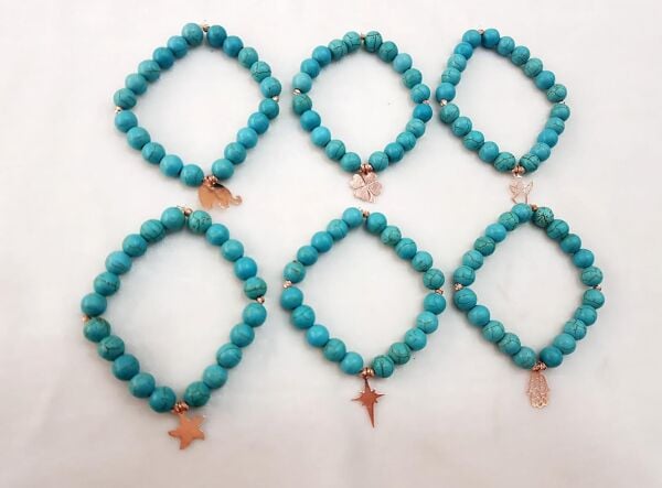 Turkuaz Taşlı Bileklikler SGTL8318