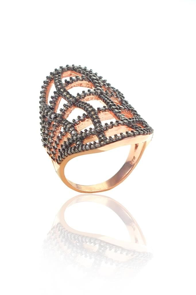 Pırlanta modeli zirkon taşlı mekik yüzük SGTL8320