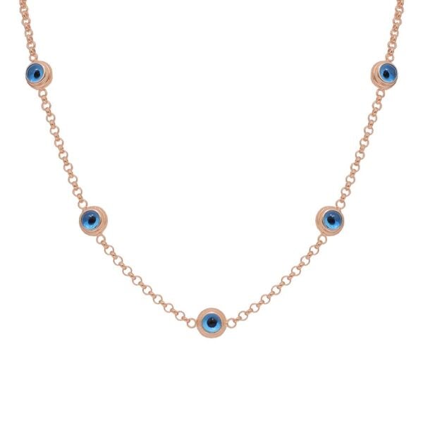 nazarlı rose kolye SGTL2697