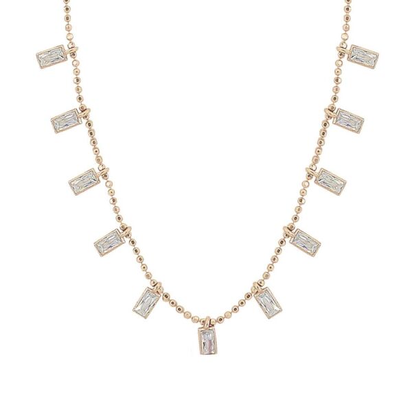 mini baget taşlı kolye SGTL2795